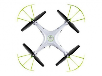 Р/У квадрокоптер Syma X5HW (белый) с FPV трансляцией Wi-Fi, барометр 2.4G RTF