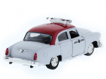 Машина ''АВТОПАНОРАМА'' инерц.ГАЗ-21 (такси) 1/43, в/к 14*7*5,5 см