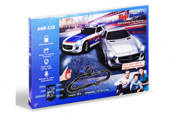 Гоночный трек 5м Mersedes SLS + Police 1:43