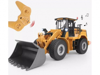 Радиоуправляемый фронтальный погрузчик HUI NA TOYS 2.4G 11CH 1/14 RTR