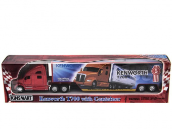 Машина Kinsmart 1:40 Keworth T700 инерция  в/к