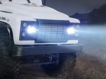 Радиоуправляемая машина MN MODEL Defender D90 (белый) 4WD 2.4G 1/12 RTR