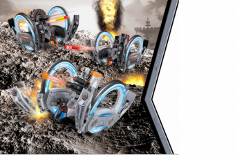 Радиоуправляемая боевая машина Keye Toys Space Warrior 2.4GHz (лазер, пульки)