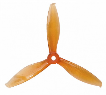 Пропеллер Gemfan Flash 5149 3-х лопастной (Clear Orange) 2 пары