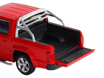 Машина ''АВТОПАНОРАМА'' Volkswagen Amarok, красный, 1/30, свет, звук, инерция, в/к 20*10*11 см