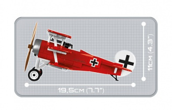 Конструктор самолет Fokker Dr.1 Red Baron