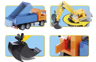Dump Truck and Excavator