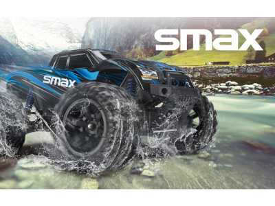Радиоуправляемый монстр Remo Hobby SMAX (синий) 4WD 2.4G 1/16 RTR