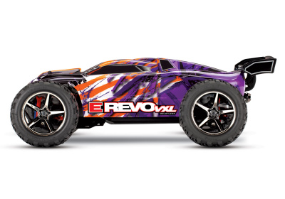 Радиоуправляемая трагги TRAXXAS E-Revo 1:16 4WD VXL TQi Ready to Bluetooth Module Fast Charger TSM Фиолетовый