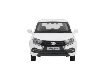 Машина ''АВТОПАНОРАМА'' LADA GRANTA CROSS, белый, 1/24, свет, звук, инерция, в/к 24,5*12,5*10,5 см
