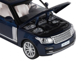 Машина АВТОПАНОРАМА'' 2013 Range Rover, темно-синий, 1/34, свет, звук, инерция, в/к 17,5*13,5*9 см