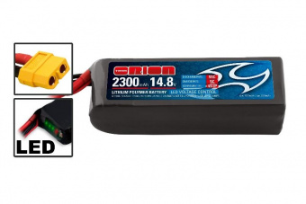 Li-Po 14,8В(4S) 2300mah 55C SoftCase XT60 Racing Drone Battery