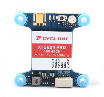 Видеопередатчик Cyclone XF5804 PRO 5,8Ghz 48CH 25/200/600mW (MMCX)