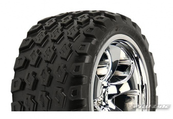 Колеса в сборе (Т10) - Dirt Hawg 2.8'' (30 Series) All Terrain (2шт) димк хром/ Nitro Front