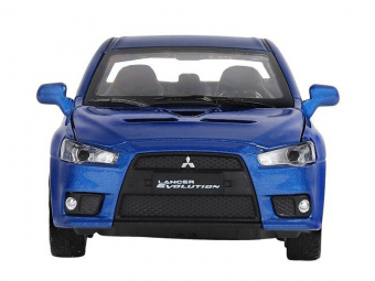 Машина ''АВТОПАНОРАМА'' Mitsubishi Lancer Evolution, синий, 1/32, свет, звук, в/к 17,5*12,5*6,5 см