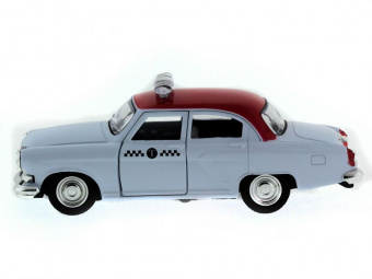 Машина ''АВТОПАНОРАМА'' инерц.ГАЗ-21 (такси) 1/43, в/к 14*7*5,5 см