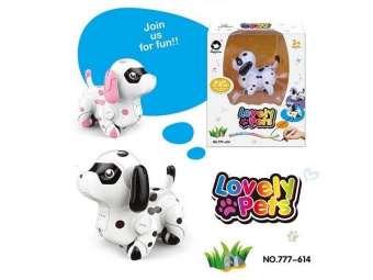 Робот-собачка HappyCow 777-614, сенсор, движется по линии, свет, звук