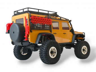 Радиоуправляемый краулер Remo Hobby OFF-ROAD (желтый) 4WD 2.4G 1/18 RTR