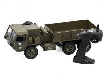 Радиоуправляемая машина Heng Long американский военный грузовик 6WD 2.4G 1/16 RTR
