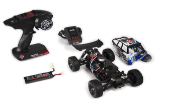 Радиоуправляемый монстр 1/18 Himoto Barren 4WD 2.4GHz RTR (влагозащищенный регулятор)