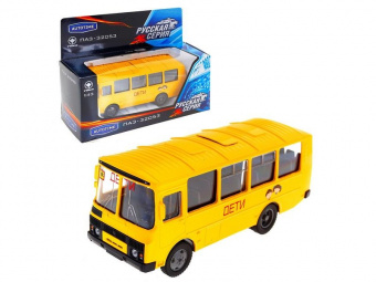 Машина Autotime ''ПАЗ-32053'' школьный автобус 1:43