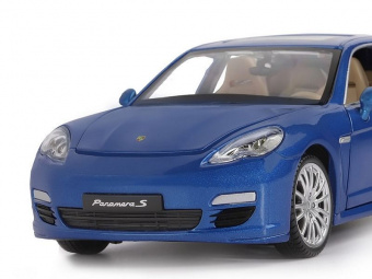 Машина ''АВТОПАНОРАМА'' Porsche Panamera S, синий, 1/24, свет, звук, в/к 24,5*12,5*10,5 см