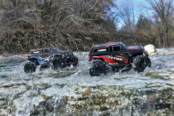 Радиоуправляемый монстр TRAXXAS LaTrax Teton 1:18 4WD Красный