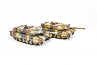 Радиоуправляемый танковый бой Huan Qi Leopard + Leopard