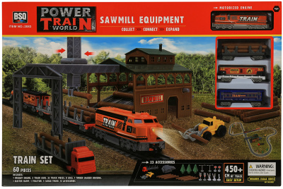 Железная дорога Sawmill Equipment погрузка леса (450 см)