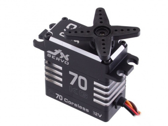 Сервомашинка цифровая JX Servo B70 (87г/72/0.10/12.0V) бесколлекторная, Full metal