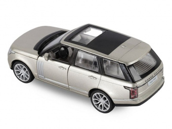 Машина ''АВТОПАНОРАМА'' 2013 Range Rover, золотой, 1/34, свет, звук, инерция, в/к 17,5*13,5*9 см