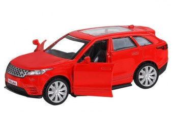 Машина ''АВТОПАНОРАМА'' Land Rover Range Rover Velar, красный, 1/42, инерция, в/к 17,5*12,5*6,5 см