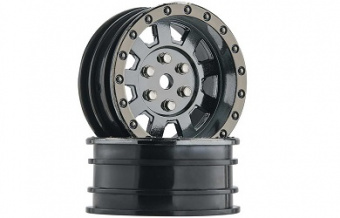 Диски колесные Duratrax Crawler Wheel 1.9 Black Chrome (2)