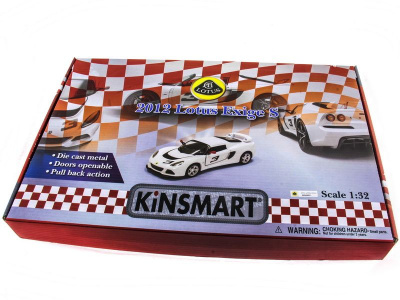 Машина Kinsmart Lotus Exige S (1/12шт) 1:40  б/к
