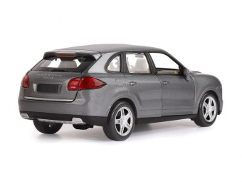 Машина ''АВТОПАНОРАМА'' Porsche Cayenne S, серый, 1/24, свет, звук, в/к 24,5*12,5*10,5 см
