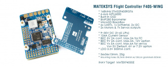 Полетный контроллер MATEKSYS F405-WING (new)
