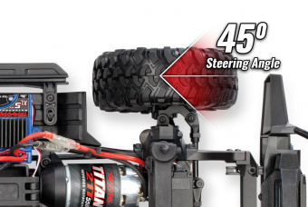 Радиоуправляемая модель TRAXXAS TRX-4 1:10 Land Rover 4WD Scale and Trail Crawler Серебристый