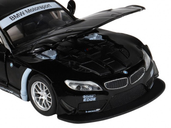 Машина ''АВТОПАНОРАМА'' BMW Z4 GT, черный, 1/32, свет, звук, инерция, в/к 17,5*13,5*9 см