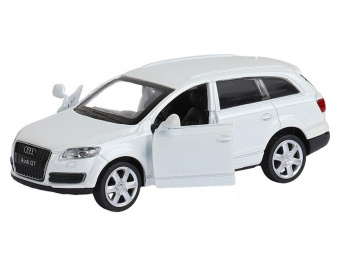 Машина АВТОПАНОРАМА Audi Q7, белый, 1/43, инерция, в/к 17,5*12,5*6,5 см