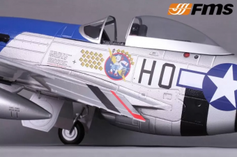 Радиоуправляемый самолёт FMS P-51D Mustang P2 1400MM