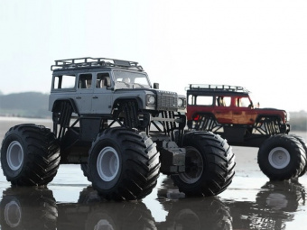 Радиоуправляемый краулер Double Eagle Land Rover Defender D110 Bigfoot 1/8 4WD 2.4G RTR
