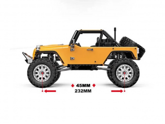 Радиоуправляемый краулер MJX Hyper Go H12Y+ (желтый) FOC Brushless 4WD 2.4G LED 1/12 RTR