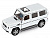 Машина АВТОПАНОРАМА Mercedes-Benz G350d, белый, 1/32, свет, звук, инерция, в/к 18*9*13,5 см