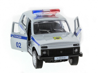 Машина ''АВТОПАНОРАМА'' инерц. ВАЗ 2121 1/50, в/к 12*7*5,5 см, серебристая