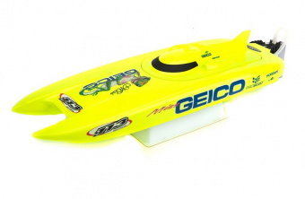 Радиоуправляемый катамаран ProBoat Miss Geico 17 Brushed RTR