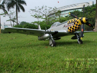 Р/У самолет Top RC P-51D (желтая раскраска) 750мм PNP