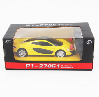 Машинка на пульте управления McLaren P1 (1:24, свет фар) Желтая
