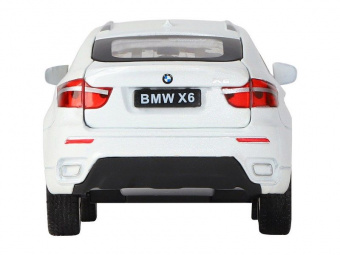 Машина ''АВТОПАНОРАМА'' BMW X6, белый, 1/32 , свет, звук, инерция, в/к 17,5*13,5*9 см