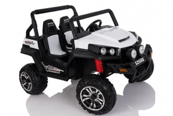 Детский электромобиль BUGGY (Полный привод, белый)