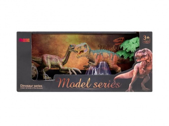 Динозавры MASAI MARA MM206-018 для детей серии Мир динозавров (набор фигурок из 4 пр.)